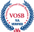 VOSB Logo for veteran owned small busineses