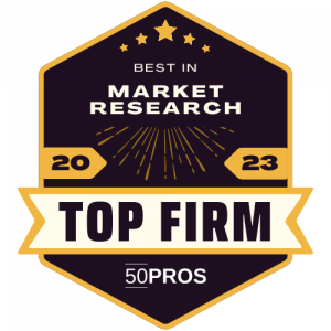 50 Pros Market Research Badge